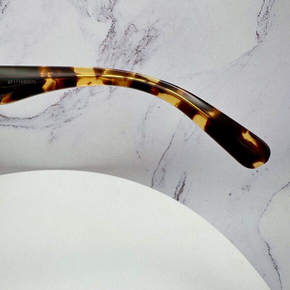 NEW MIU MIU Sunglasses Brown Oval Gold Spelled Out Logo New Authentic Tortoise - Picture 8 of 16